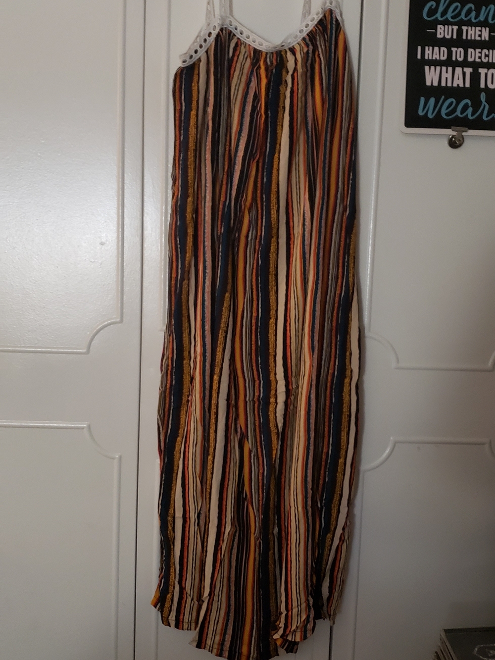 SHEIN Multicolor Vertical Stripe Maxi Skirt